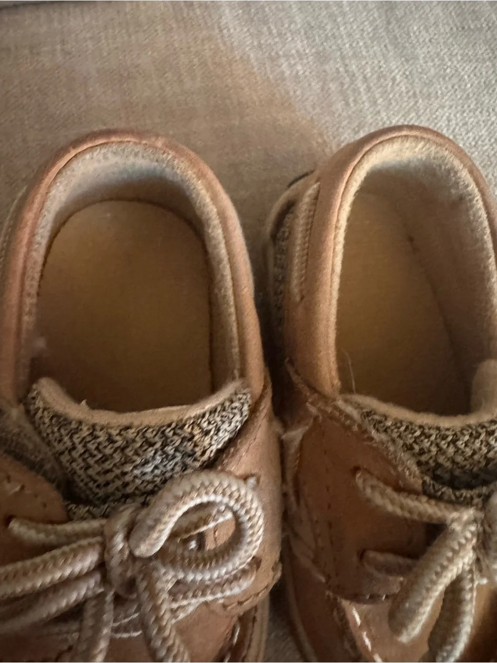 SPERRY Toddler Boat Shoes in Tan